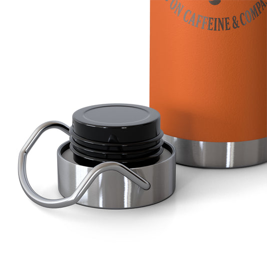Runs on Caffeine & Compassion - Caffeine Molecule Copper Vacuum Insulated Tumbler