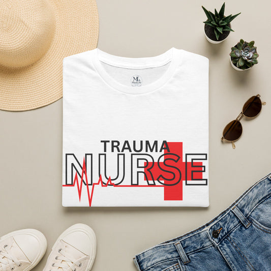 Trauma Nurse T-Shirt — Red Cross EMT Emergency Medical Tee for Nurses