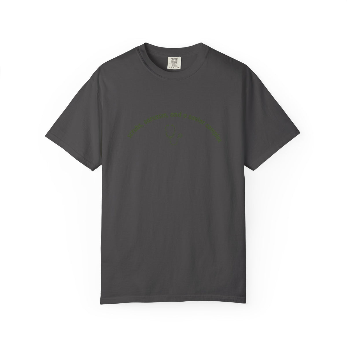 Funny Nurse Shirt | Scrubs Sarcasm and a Savior Complex | RN Gift T-Shirt | Nurse Week Shirt | Minimalist Nurse Humor Tee