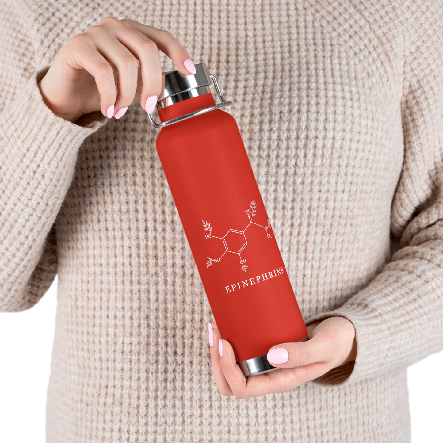 Epinephrine Molecule – Botanical Chemistry Copper Vacuum Insulated Tumbler