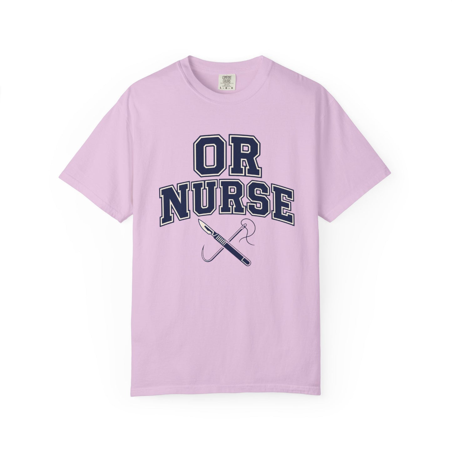 OR Nurse T-Shirt — Surgical/OR Nurse Tee with Scalpel & Needle Graphic