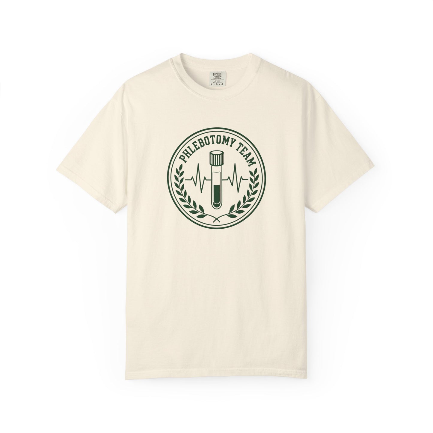 Phlebotomy Team — Collegiate Crest Tee