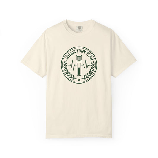 Phlebotomy Team — Collegiate Crest Tee