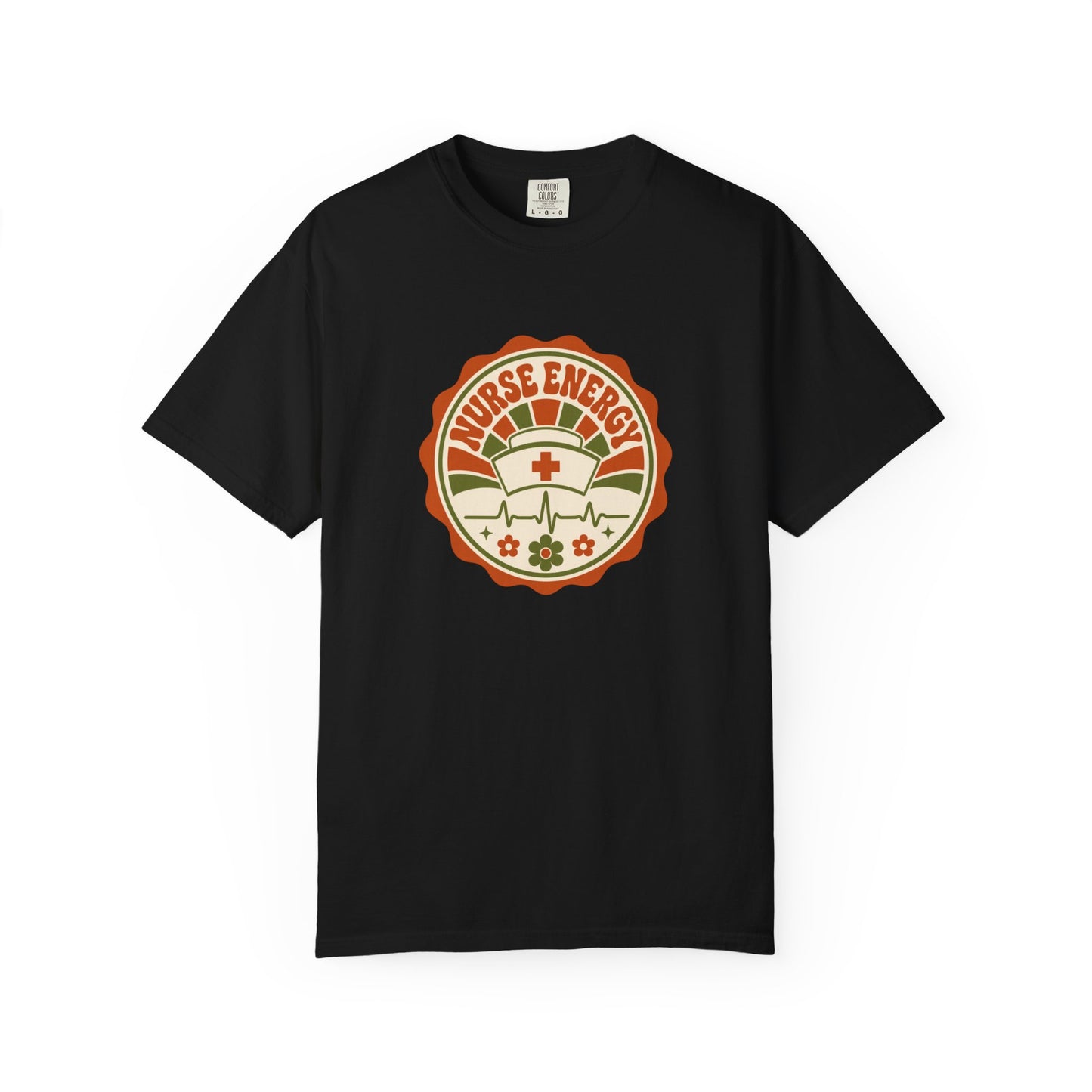 Nurse Energy Retro Badge T-Shirt