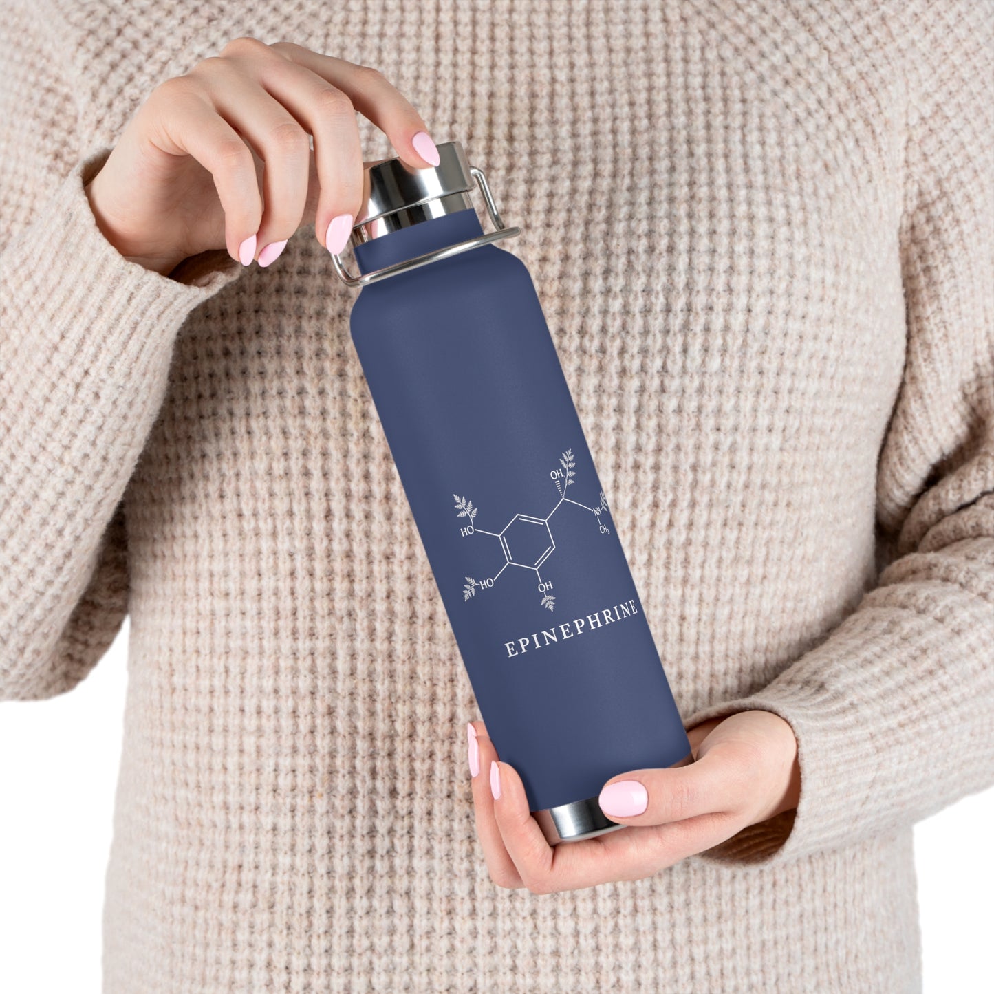 Epinephrine Molecule – Botanical Chemistry Copper Vacuum Insulated Tumbler