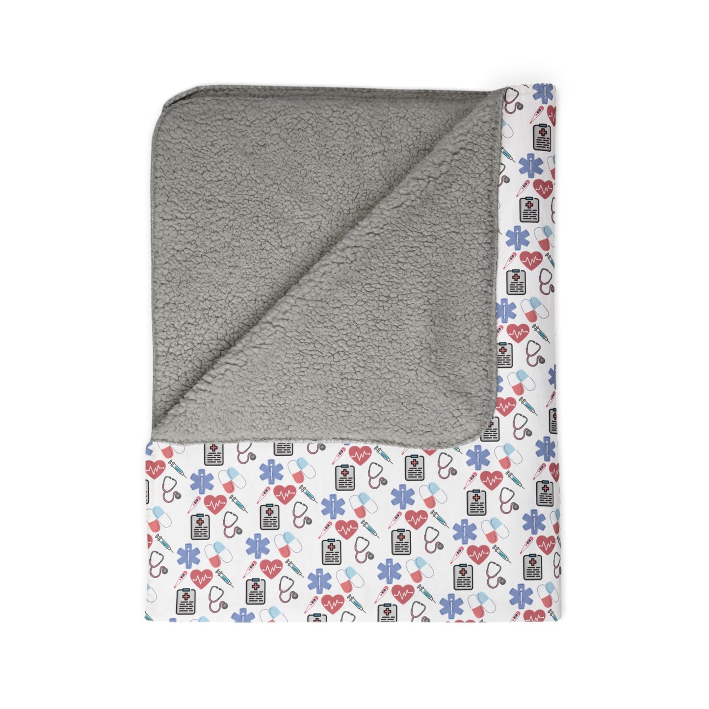 Sherpa Blanket — Cozy Medical Pattern