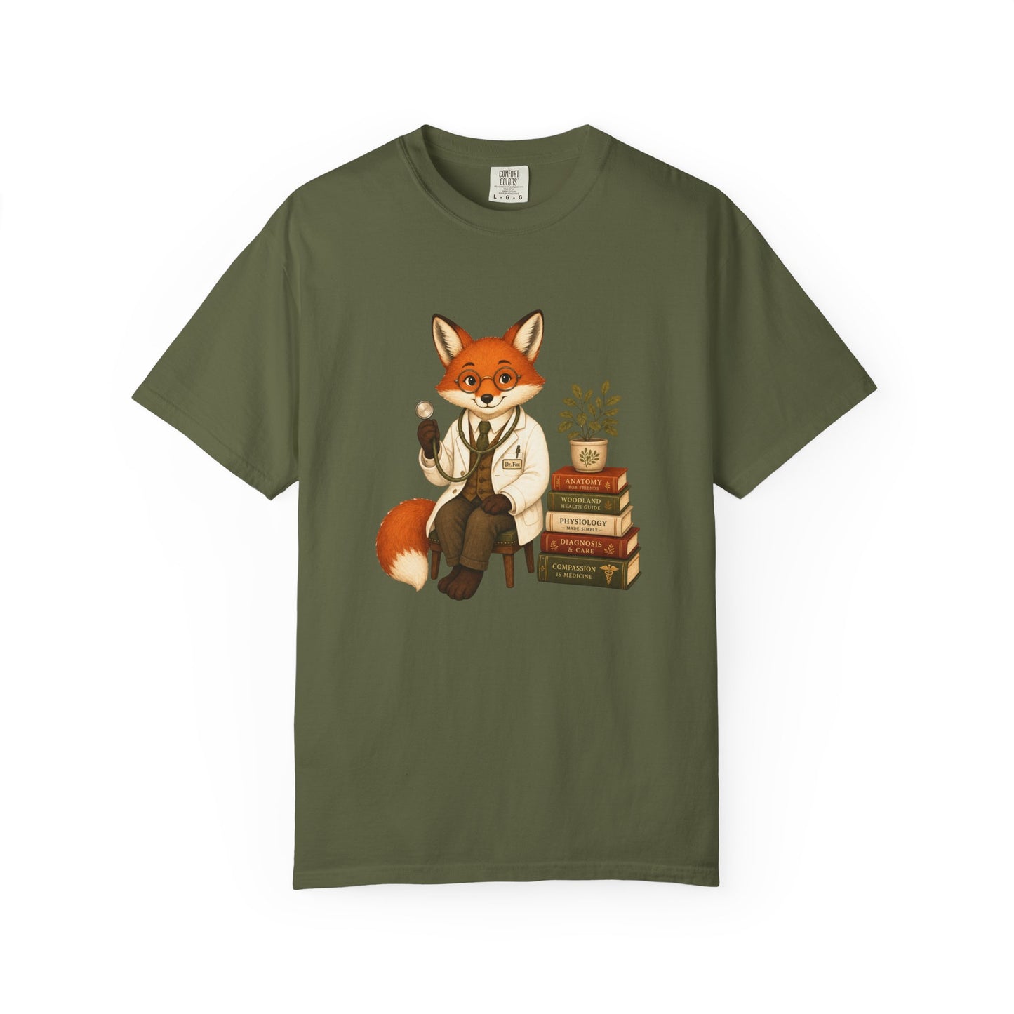 Dr. Fox - Woodland Physician Comfort Colors Tee