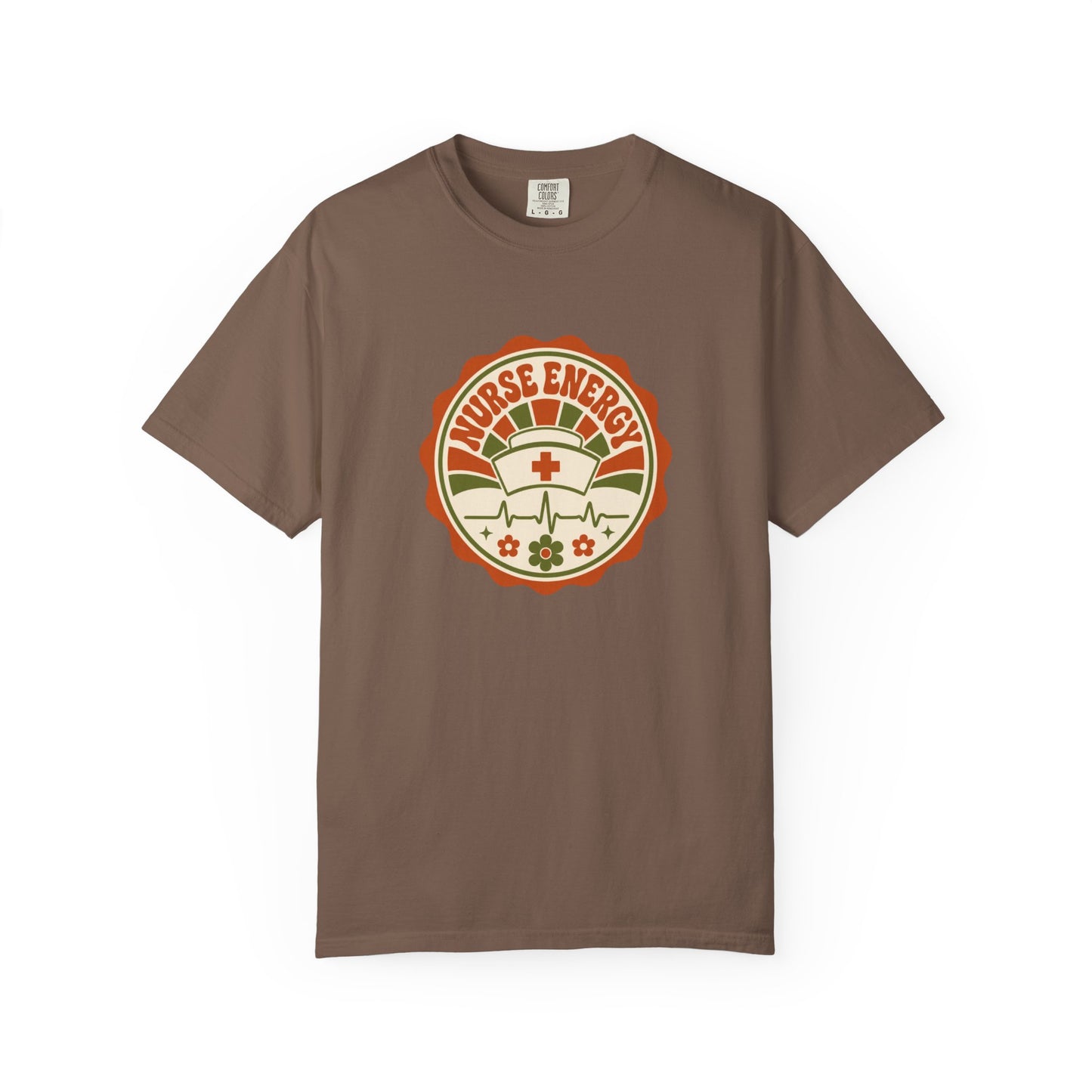 Nurse Energy Retro Badge T-Shirt