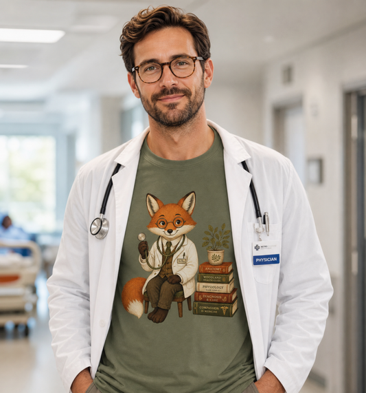 Dr. Fox - Woodland Physician Comfort Colors Tee