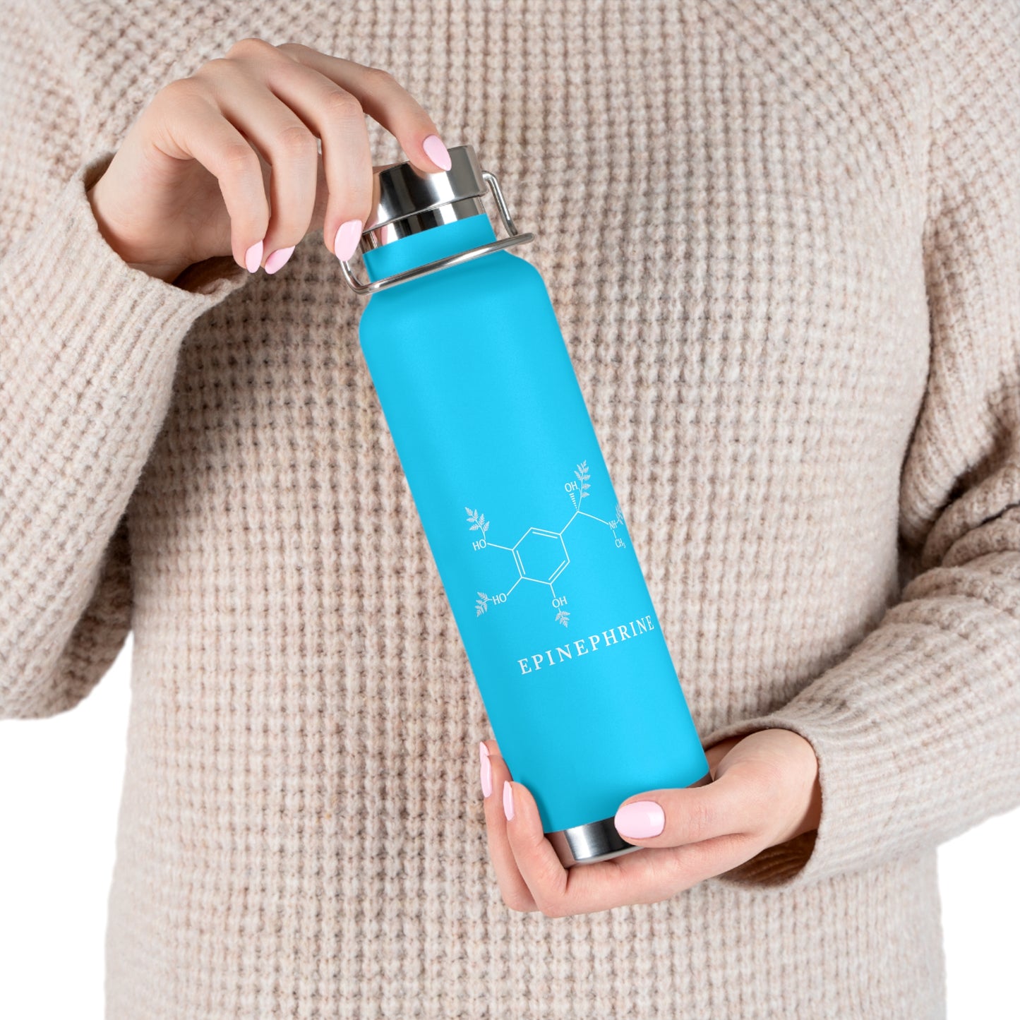 Epinephrine Molecule – Botanical Chemistry Copper Vacuum Insulated Tumbler