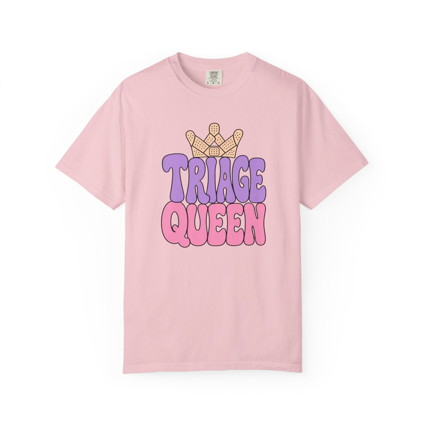 Triage Queen — Bubble Letter ER Nurse Tee