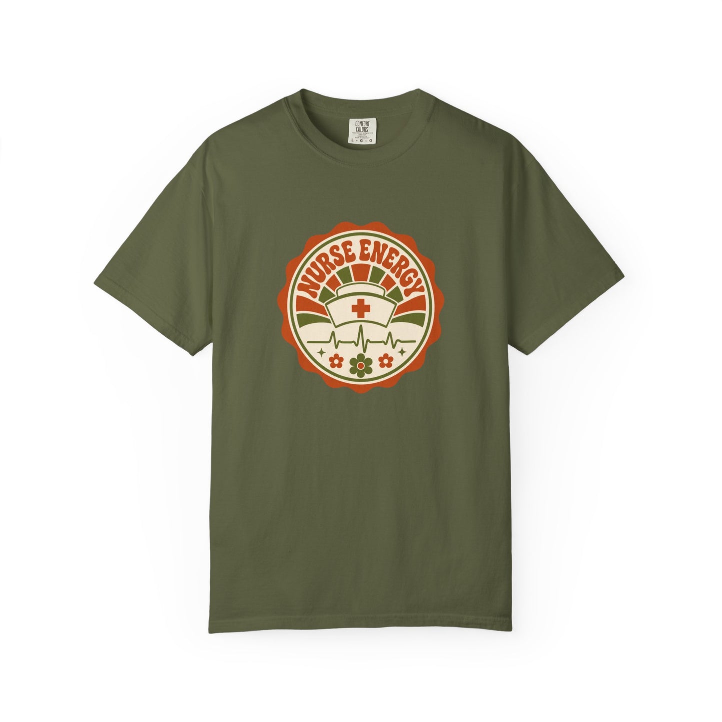Nurse Energy Retro Badge T-Shirt