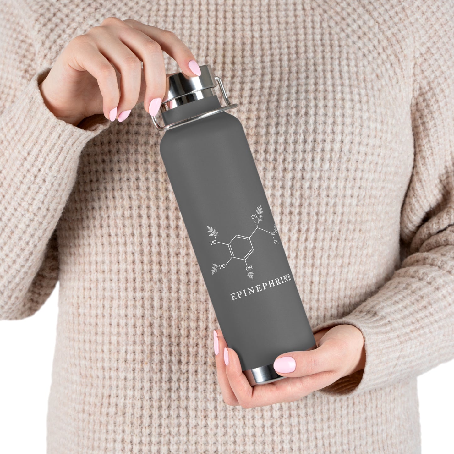 Epinephrine Molecule – Botanical Chemistry Copper Vacuum Insulated Tumbler