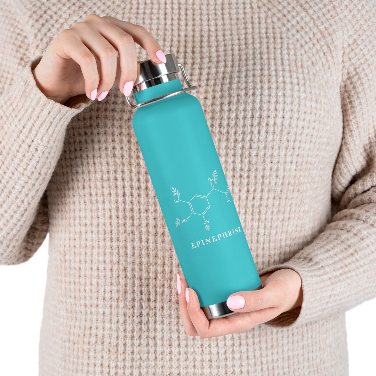 Epinephrine Molecule – Botanical Chemistry Copper Vacuum Insulated Tumbler