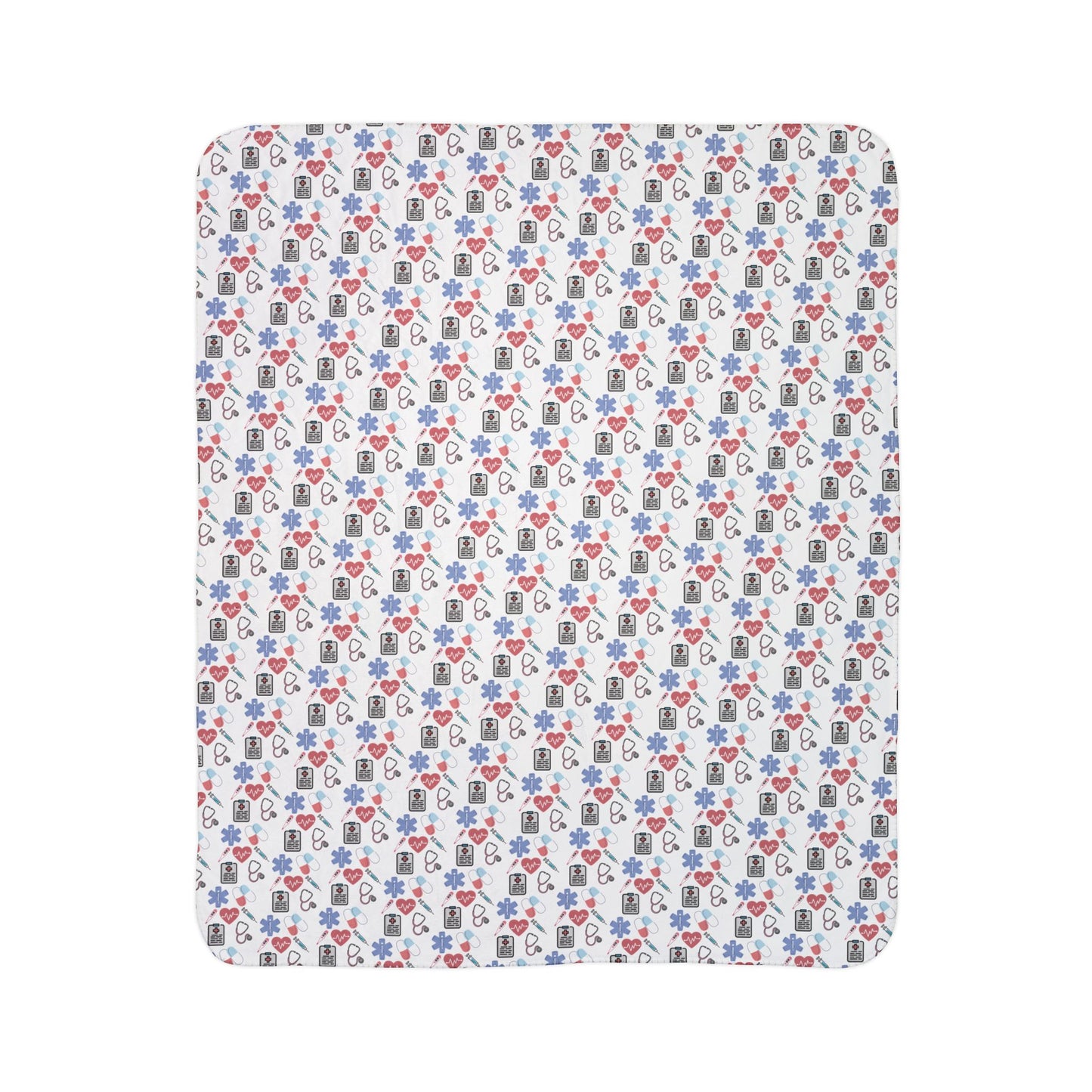 Sherpa Blanket — Cozy Medical Pattern