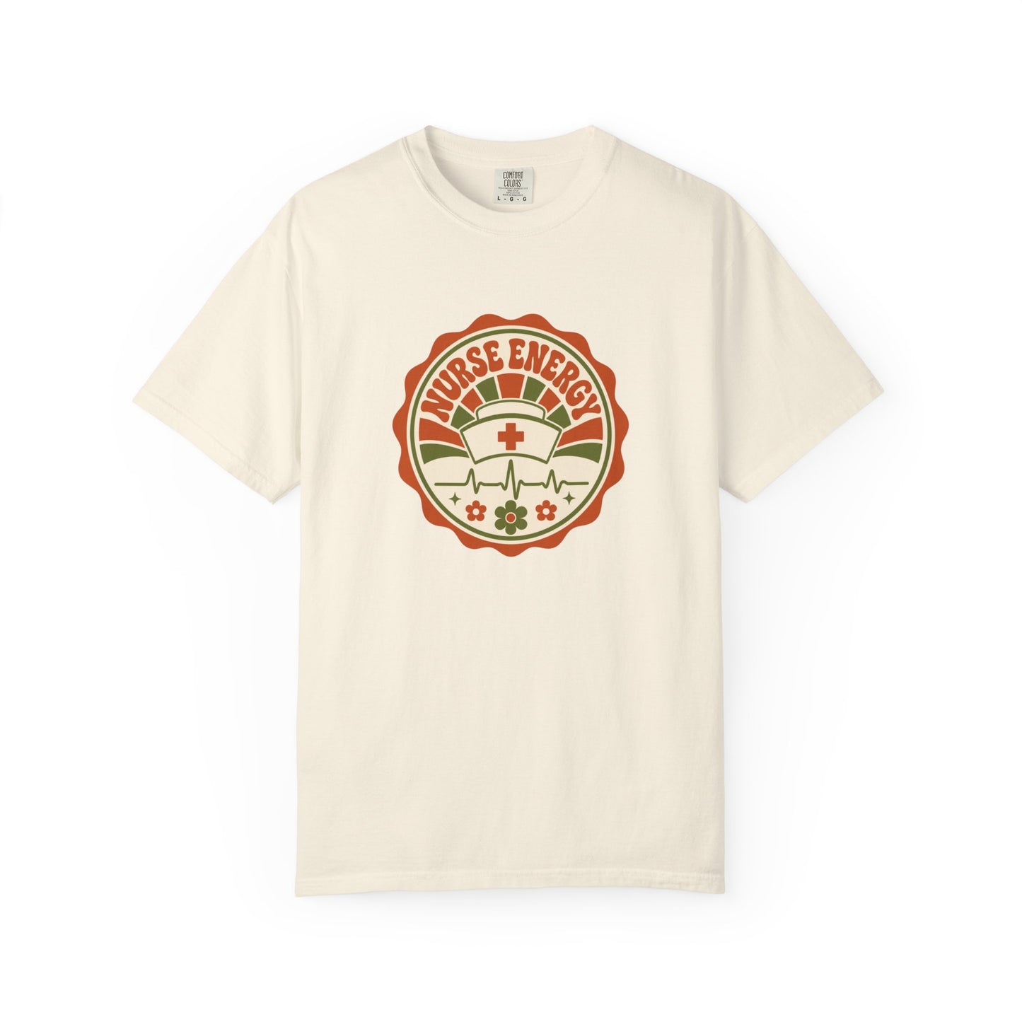 Nurse Energy Retro Badge T-Shirt