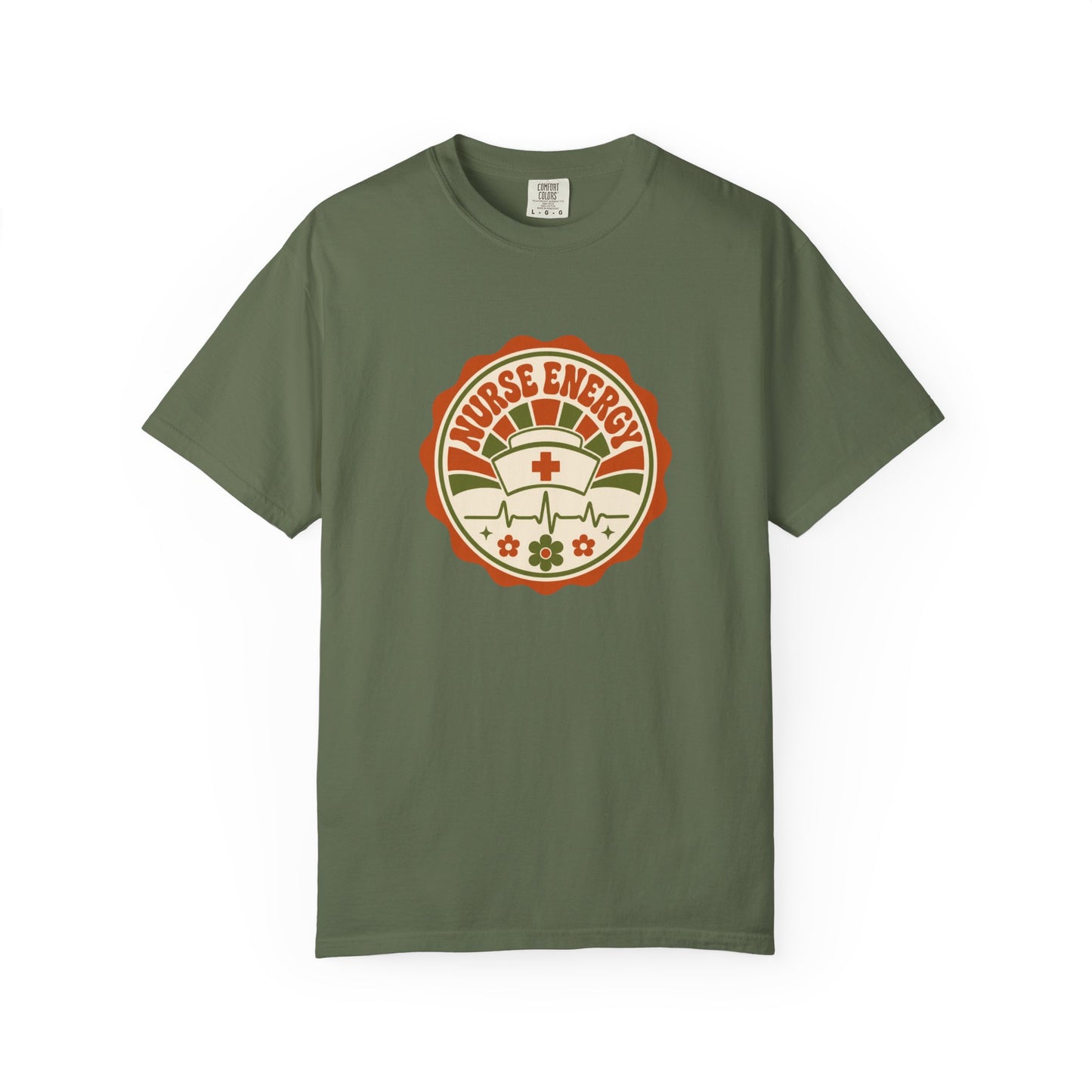 Nurse Energy Retro Badge T-Shirt
