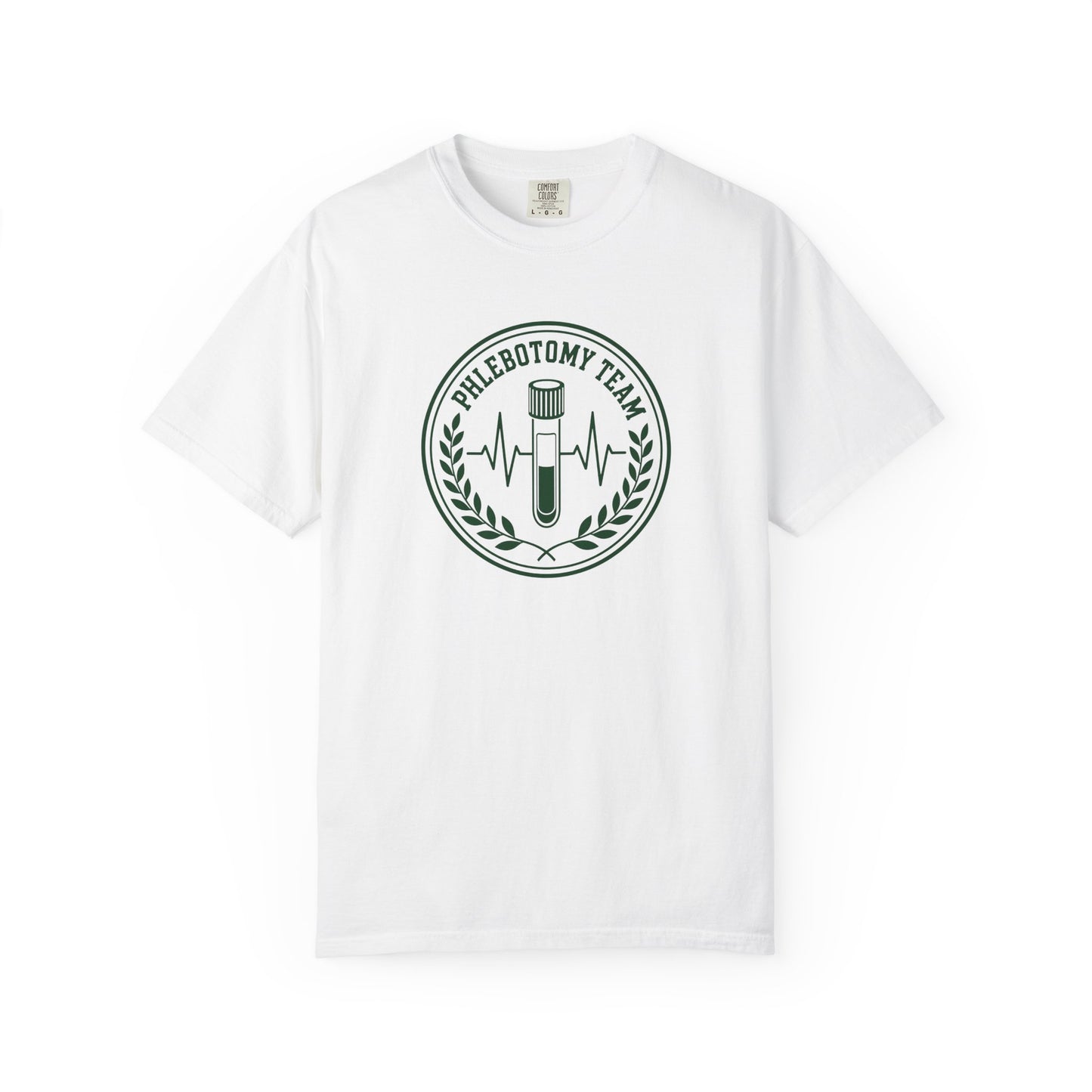 Phlebotomy Team — Collegiate Crest Tee