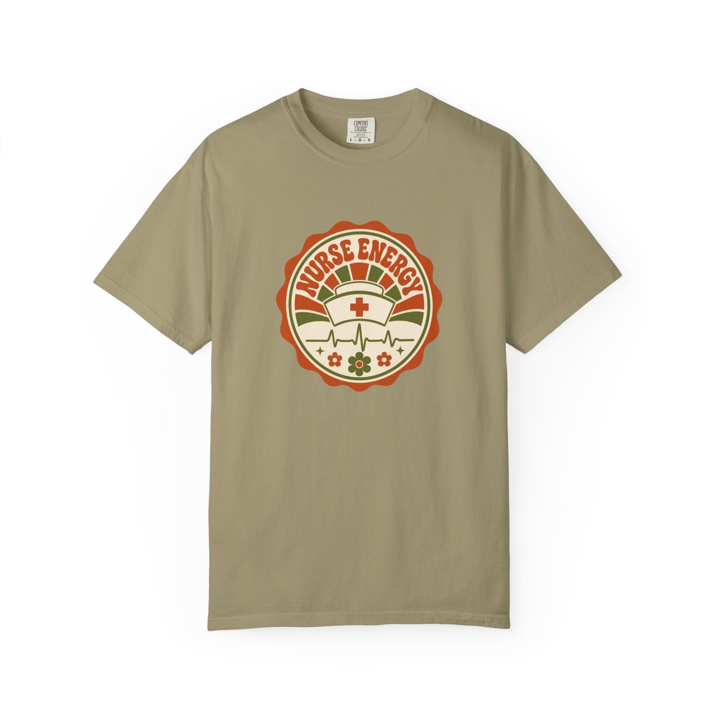 Nurse Energy Retro Badge T-Shirt