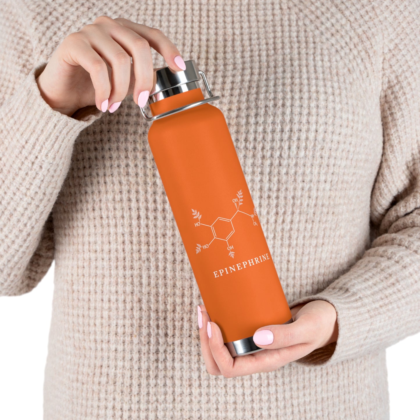 Epinephrine Molecule – Botanical Chemistry Copper Vacuum Insulated Tumbler