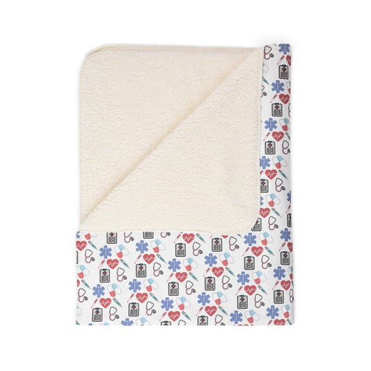 Sherpa Blanket — Cozy Medical Pattern