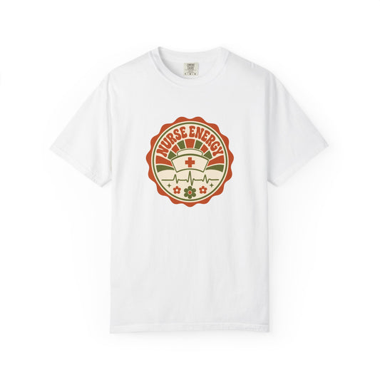 Nurse Energy Retro Badge T-Shirt