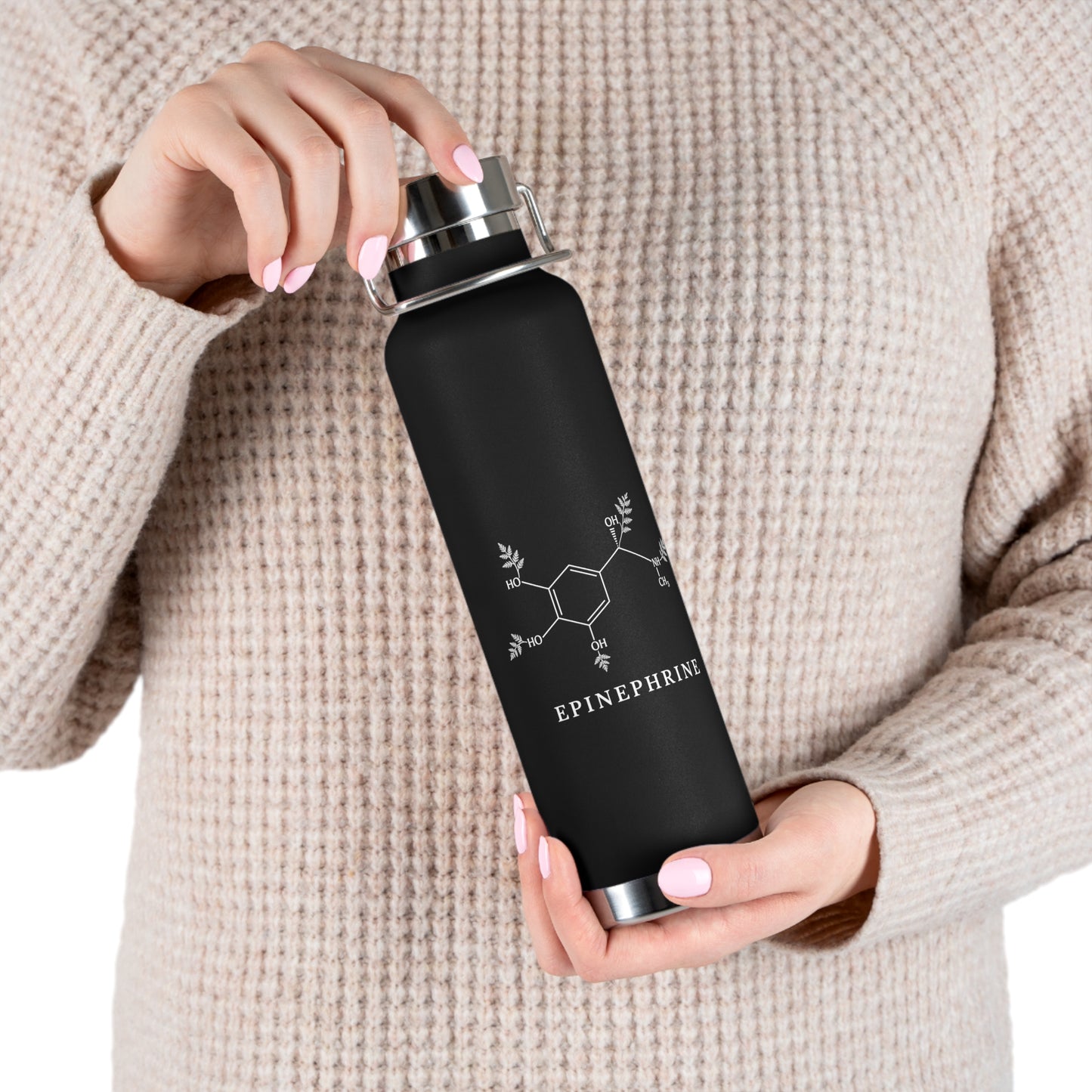 Epinephrine Molecule – Botanical Chemistry Copper Vacuum Insulated Tumbler
